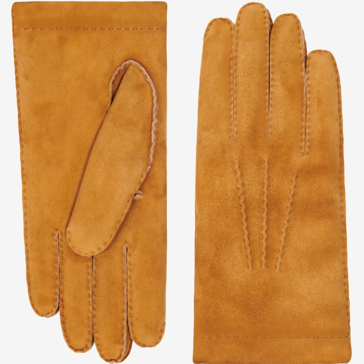 Beatrice - Italian Suede Leather Gloves With Luxurious Natural Sheep Fur Lining 1 Beatrice - Italian Suede Leather Gloves With Luxurious Natural Sheep Fur Lining