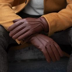 Lorenzo (brown) - Italian Gloves Made Of American Deerskin Leather With Cashmere Lining -Fratelli Orsini Shop 1 9ff8cc14 eb3b 4490 a767 2b5d5dbbc911