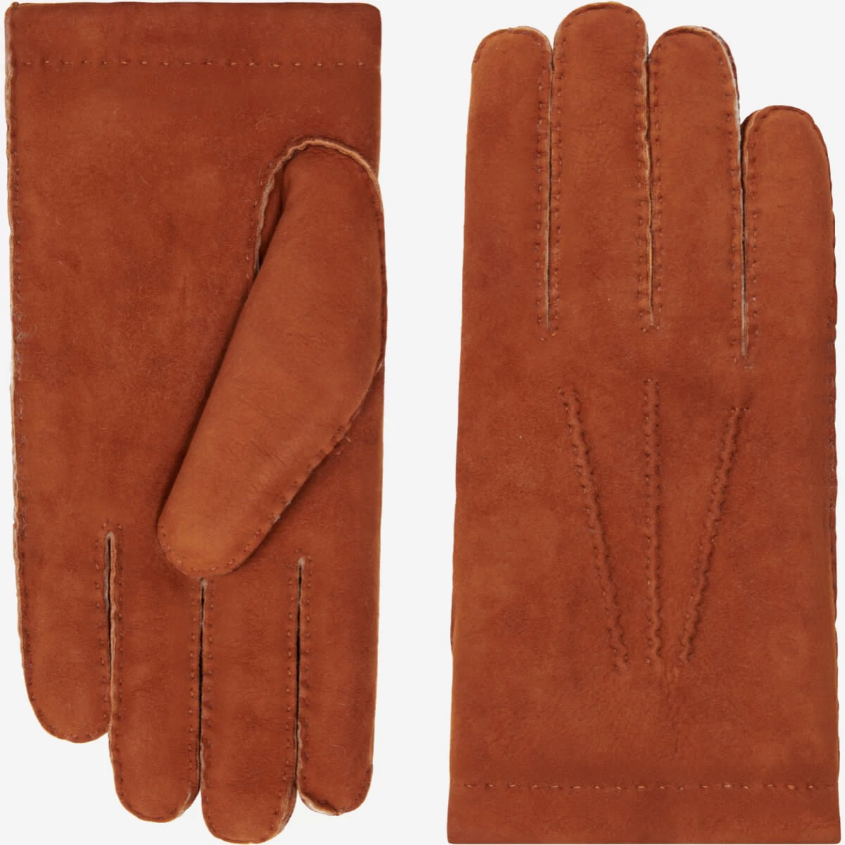 Tommaso - Italian Suede Leather Gloves With Luxurious Natural Sheep Fur Lining 1 Tommaso - Italian Suede Leather Gloves With Luxurious Natural Sheep Fur Lining