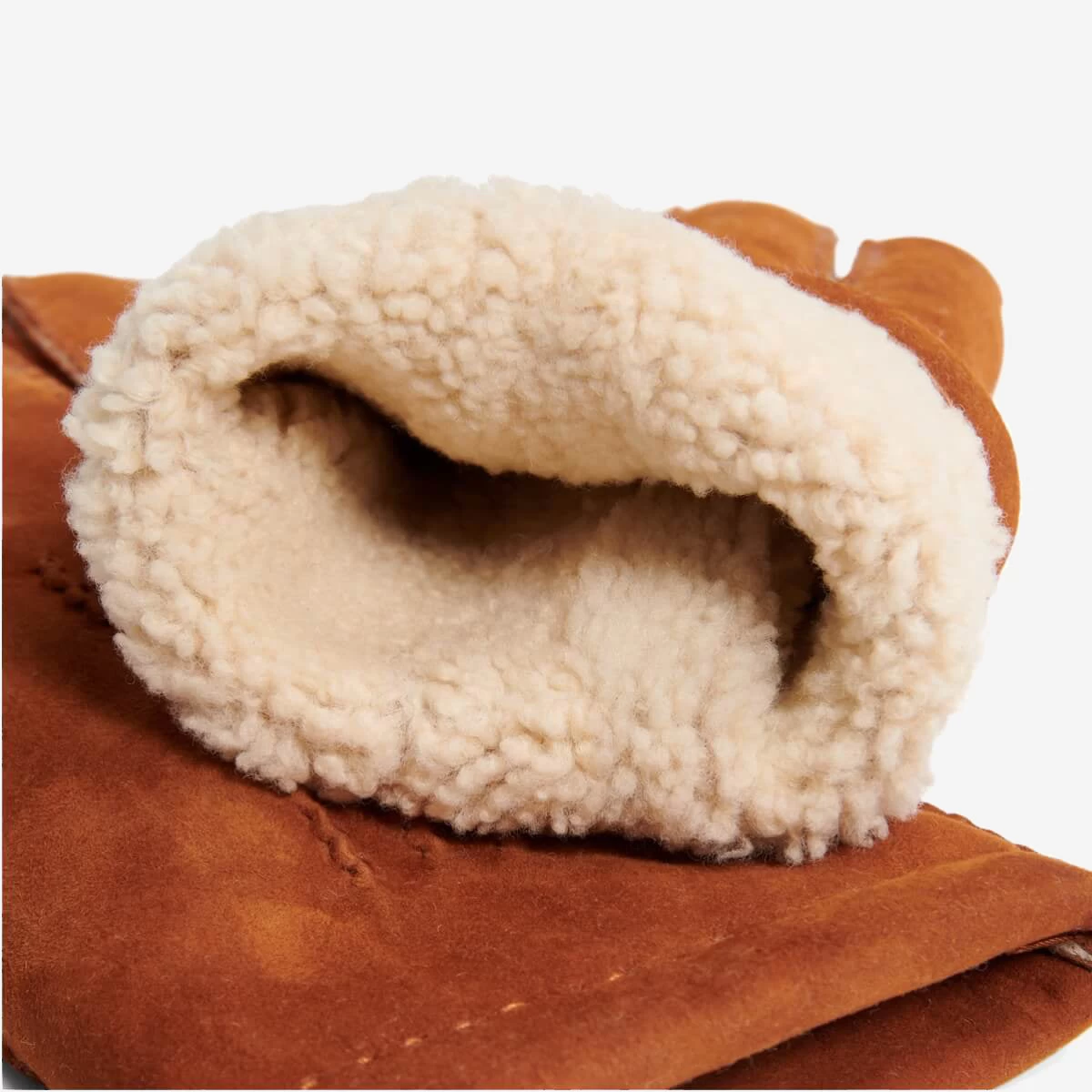 Tommaso - Italian Suede Leather Gloves With Luxurious Natural Sheep Fur Lining 2 Tommaso - Italian Suede Leather Gloves With Luxurious Natural Sheep Fur Lining - Image 2