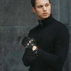 Mario (black) - Italian Lambskin Leather Driving Gloves 21 Mario (black) - Italian Lambskin Leather Driving Gloves -Fratelli Orsini Shop 3 bf6a9e15 138b 48e4 817b d6af4af9ccf0