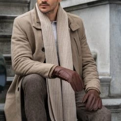 Diego (brown) - Italian Gloves Made Of American Deerskin Leather With Rabbit Fur Lining -Fratelli Orsini Shop 5 45df0d95 fd98 420a 9b23 a047cfe22042