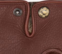 Diego (brown) - Italian Gloves Made Of American Deerskin Leather With Rabbit Fur Lining -Fratelli Orsini Shop 6 42e08384 4e2e 450c b734 6f5553b00ce3