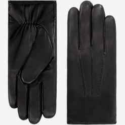 Fratelli Orsini Shop 31 Aldo (black) - Italian Lambskin Leather Gloves With Lambswool Lining & Touchscreen Feature
