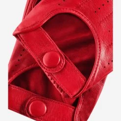 Alessa (red) - Classic Italian Lambskin Leather Driving Gloves 16 Alessa (red) - Classic Italian Lambskin Leather Driving Gloves -Fratelli Orsini Shop Alessa 17