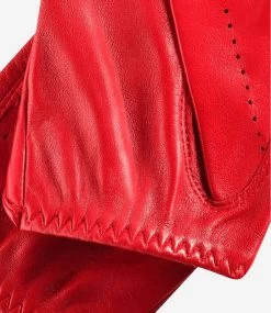 Alessa (red) - Classic Italian Lambskin Leather Driving Gloves 17 Alessa (red) - Classic Italian Lambskin Leather Driving Gloves -Fratelli Orsini Shop Alessa 18