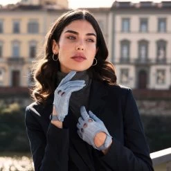 Alessa (sky) - Classic Italian Lambskin Leather Driving Gloves 14 Alessa (sky) - Classic Italian Lambskin Leather Driving Gloves -Fratelli Orsini Shop Alessa 4 6fb457d6 bd18 44f0 8f24 294dad6e04a1