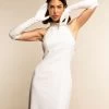 Angelina (white) - Italian Silk Lined 12-button Length Leather Bridal / Opera Gloves