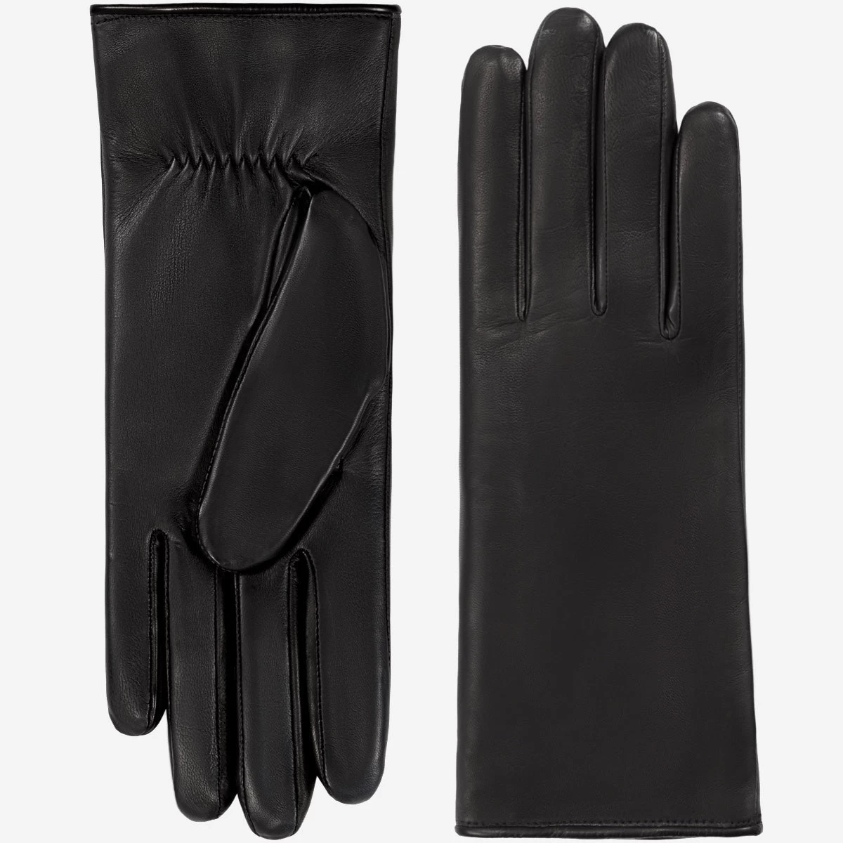 Bella (black) - Italian Lambskin Leather Gloves With Lambswool Lining & Touchscreen Feature 1 Bella (black) - Italian Lambskin Leather Gloves With Lambswool Lining & Touchscreen Feature