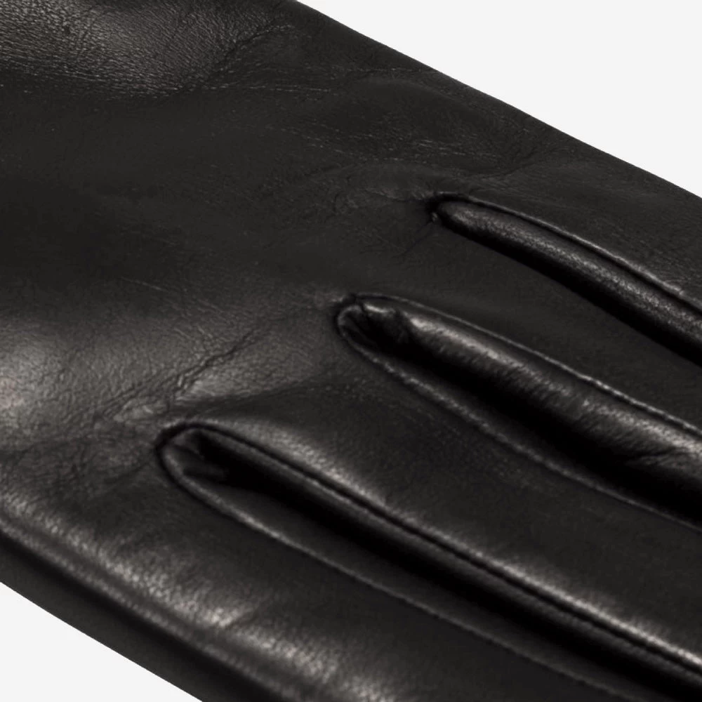 Bella (black) - Italian Lambskin Leather Gloves With Lambswool Lining & Touchscreen Feature 3 Bella (black) - Italian Lambskin Leather Gloves With Lambswool Lining & Touchscreen Feature - Image 3