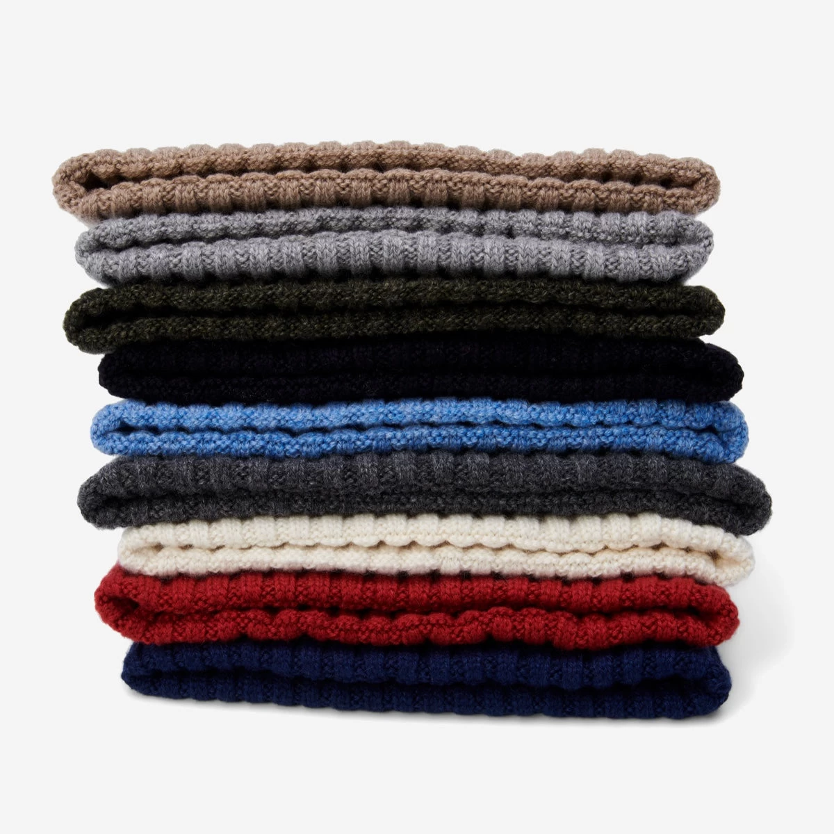 Milano (light Grey) - 100% Cashmere Ribbed Beanie (unisex) 6 Milano (light Grey) - 100% Cashmere Ribbed Beanie (unisex) - Image 6