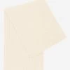 Napoli (cream) - 100% Cashmere Ribbed Scarf (unisex)