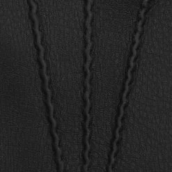 Diego (black) - Italian Gloves Made Of American Deerskin Leather With Rabbit Fur Lining -Fratelli Orsini Shop Diego 4