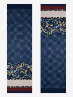 Edoardo (blue) - Soft And Lightweight Italian Scarf From 100% Wool 13 Edoardo (blue) - Soft And Lightweight Italian Scarf From 100% Wool -Fratelli Orsini Shop Edoardo blue scarf men fratelli orsini 2