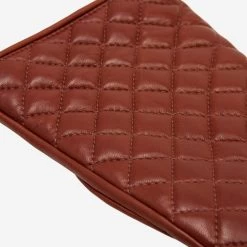 Emilia (brown) - Classic Italian Lambskin Leather Gloves With Cashmere Lining And Checkered Pattern 18 Emilia (brown) - Classic Italian Lambskin Leather Gloves With Cashmere Lining And Checkered Pattern -Fratelli Orsini Shop Emilia brown lambskin leather gloves fratelli orsini 4