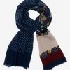Edoardo (blue) - Soft And Lightweight Italian Scarf From 100% Wool