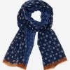 Andrea (blue) - Soft And Lightweight Italian Scarf From 100% Wool