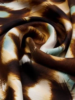 Bruna (blue)- Soft And Lightweight Italian Foulard From Pure Silk -Fratelli Orsini Shop FO Bruna silk scarf C1 4 f34620a8 eba4 4227 b0e9 59c675535c0b