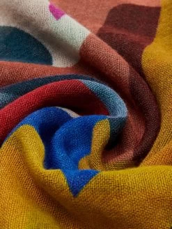 Evelina - Soft And Lightweight Italian Scarf From Premium Wool -Fratelli Orsini Shop FO Evelina wool scarf 4