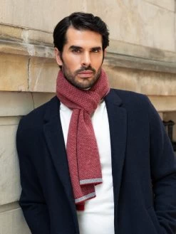 Riccardo (red & Grey) - 100% Cashmere Scarf With Pattern 20 Riccardo (red & Grey) - 100% Cashmere Scarf With Pattern -Fratelli Orsini Shop Fratelli orsini scarf beanie cashmere 3 5c3b455e c6de 40ef b603 fb1b5f11033c