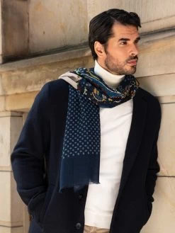 Edoardo (blue) - Soft And Lightweight Italian Scarf From 100% Wool 16 Edoardo (blue) - Soft And Lightweight Italian Scarf From 100% Wool -Fratelli Orsini Shop Fratelli orsini scarf wool cashmere men 1 0a821c7f 77aa 4a6a 8c0c 9160d3d514e4