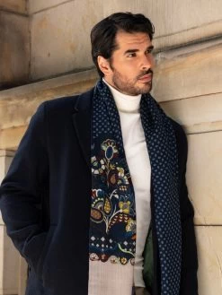 Edoardo (blue) - Soft And Lightweight Italian Scarf From 100% Wool 21 Edoardo (blue) - Soft And Lightweight Italian Scarf From 100% Wool -Fratelli Orsini Shop Fratelli orsini scarf wool cashmere men 2 f9cb9e8c a9dd 40c6 bf61 abaa9c8914a8