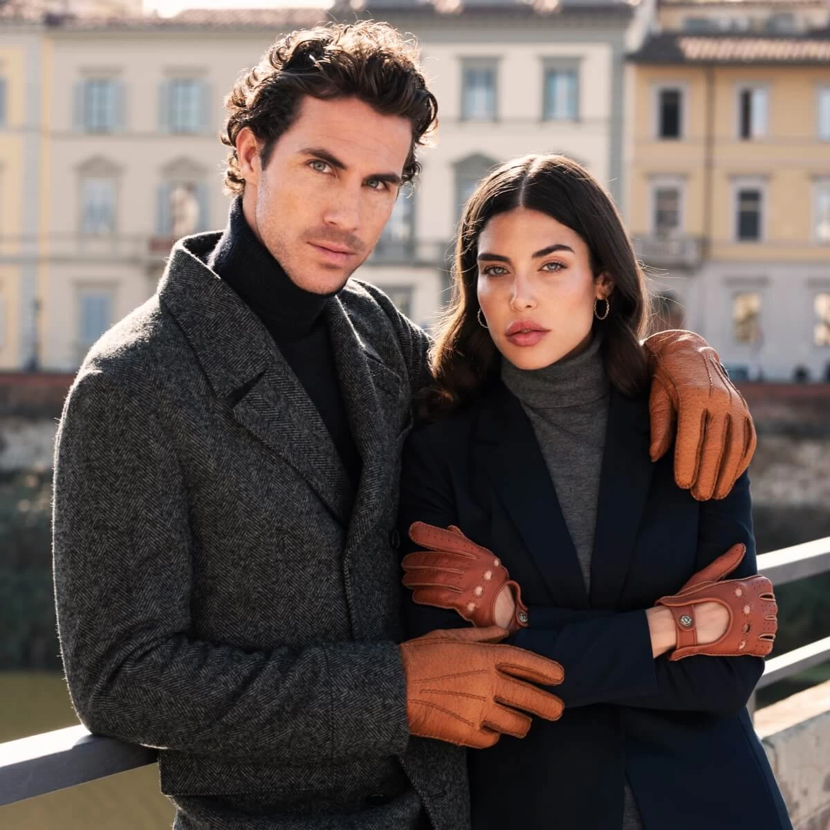 Maria (brown) - Italian Driving Gloves Made Of American Deerskin Leather 5 Maria (brown) - Italian Driving Gloves Made Of American Deerskin Leather - Image 5