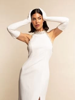 Gabriella (white) - Italian Unlined 16-button Length Leather Bridal / Opera Gloves -Fratelli Orsini Shop Gabriella bridal leather gloves fratelli orsini 5 3fbffd63 d424 4c6b b7de e0b1735c13d0