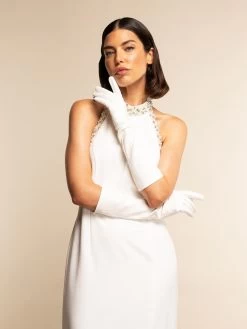 Gabriella (white) - Italian Unlined 8-button Length Leather Bridal / Opera Gloves -Fratelli Orsini Shop Gabriella bridal leather gloves fratelli orsini 5 fe7336cb 285d 4728 ae91 f84a63e7897f
