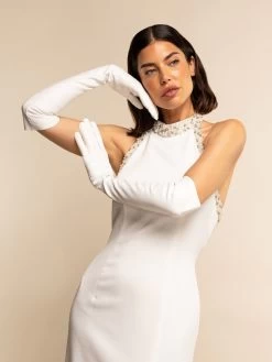 Gabriella (white) - Italian Unlined 12-button Length Leather Bridal / Opera Gloves -Fratelli Orsini Shop Gabriella bridal leather gloves fratelli orsini 6 4527f438 fb4e 4bc5 92f3 bc0b7202f930