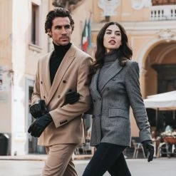 Giovanni (black) - Classic Italian Lambskin Leather Gloves With Cashmere Lining -Fratelli Orsini Shop Giovanni black leather gloves men cashmere lined 8 a8c3683d 9532 428c 8c09 e0af19be5180