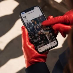 Isabella (red) - Italian Lambskin Leather Gloves With Cashmere Lining & Touchscreen Feature -Fratelli Orsini Shop Isabella 2 48d1fda6 d599 4205 a6c2 0f029ac7b12f