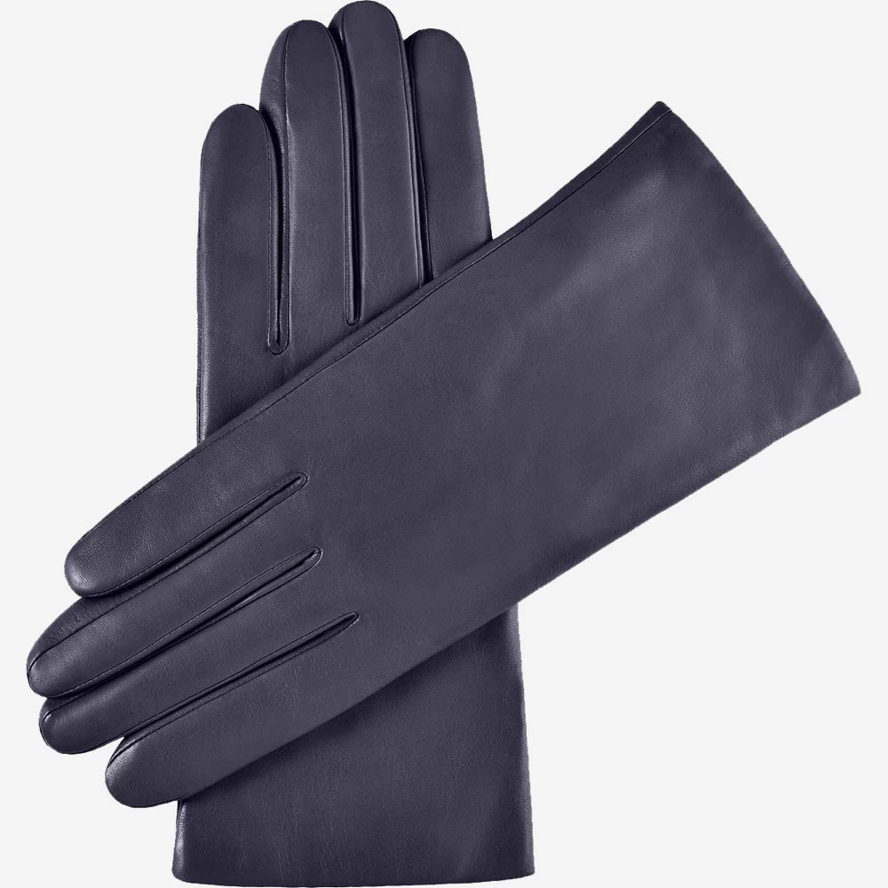 Isabella (navy) - Italian Lambskin Leather Gloves With Cashmere Lining & Touchscreen Feature 1 Isabella (navy) - Italian Lambskin Leather Gloves With Cashmere Lining & Touchscreen Feature