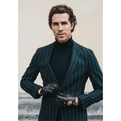 Leonardo (black) - Italian Driving Gloves Made Of American Deerskin Leather 13 Leonardo (black) - Italian Driving Gloves Made Of American Deerskin Leather -Fratelli Orsini Shop Leonardo black 1