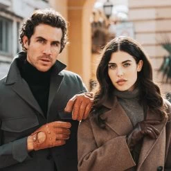 Leonardo (brown) - Italian Driving Gloves Made Of American Deerskin Leather -Fratelli Orsini Shop Leonardo brown driving gloves mens fratelli orsini 4 9aa43d68 4df6 4245 af18 a41e33c554b1