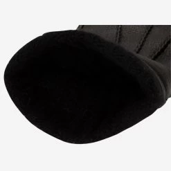 Lorenzo (black) - Italian Gloves Made Of American Deerskin Leather With Cashmere Lining -Fratelli Orsini Shop Lorenzo 8