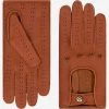 Maria (brown) - Italian Driving Gloves Made Of American Deerskin Leather
