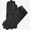 Mario (black) - Italian Lambskin Leather Driving Gloves