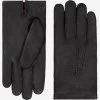 Antonio (black) - Italian Peccary Leather Gloves With Cashmere Lining