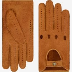 Marcello (brown) – Luxurious Italian Peccary Driving Gloves