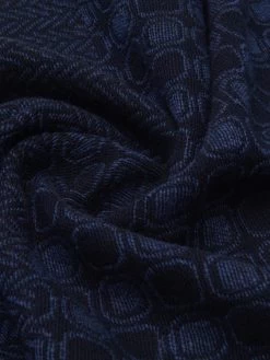 Bruno (blue) - Warm And Soft Italian Scarf From Wool Blend -Fratelli Orsini Shop RS241 blue 2