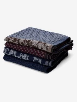 Bruno (grey/red) - Warm And Soft Italian Scarf From Wool Blend -Fratelli Orsini Shop RS241 red 4