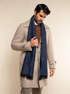 Romeo (blue/grey) - Warm And Soft Scarf From 100% Wool 23 Romeo (blue/grey) - Warm And Soft Scarf From 100% Wool -Fratelli Orsini Shop RS254 blue 8