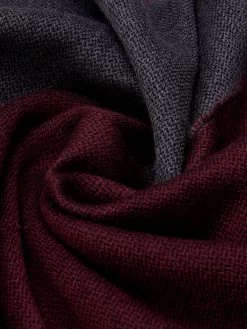 Romeo (red/grey) - Warm And Soft Scarf From 100% Wool -Fratelli Orsini Shop RS254 red 2