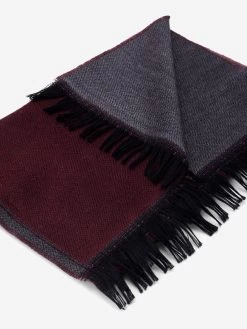 Romeo (red/grey) - Warm And Soft Scarf From 100% Wool -Fratelli Orsini Shop RS254 red 3 955ee300 adec 40d0 af8e 239609e069dc