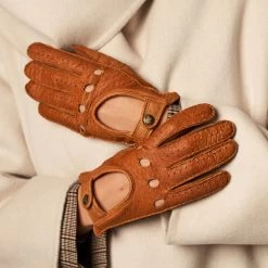 Raffaella (brown) – Luxurious Italian Peccary Driving Gloves -Fratelli Orsini Shop Rafaella 2 fb790b05 a684 4225 95e3 4a3d55be103d