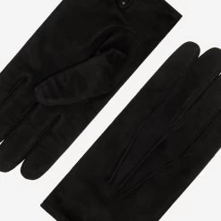 Silvia (black) - Suede Leather Gloves With Luxurious Cashmere Lining -Fratelli Orsini Shop Silvia suede black women fratelli orsini 4 457513c5 4200 4147 abf4 79fe8775248d