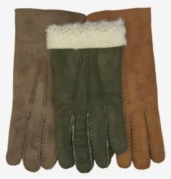 CA3121 (saddle) - Italian Suede Leather Gloves With Luxurious Natural Sheep Fur Lining 11 CA3121 (saddle) - Italian Suede Leather Gloves With Luxurious Natural Sheep Fur Lining -Fratelli Orsini Shop ca3121