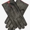 CA3152 (black) - Men's Italian Cashmere Lined Handsewn Dress Gloves