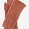 CA3466 (saddle) - Men's Italian Handsewn Sueded Lamb Shearling Gloves